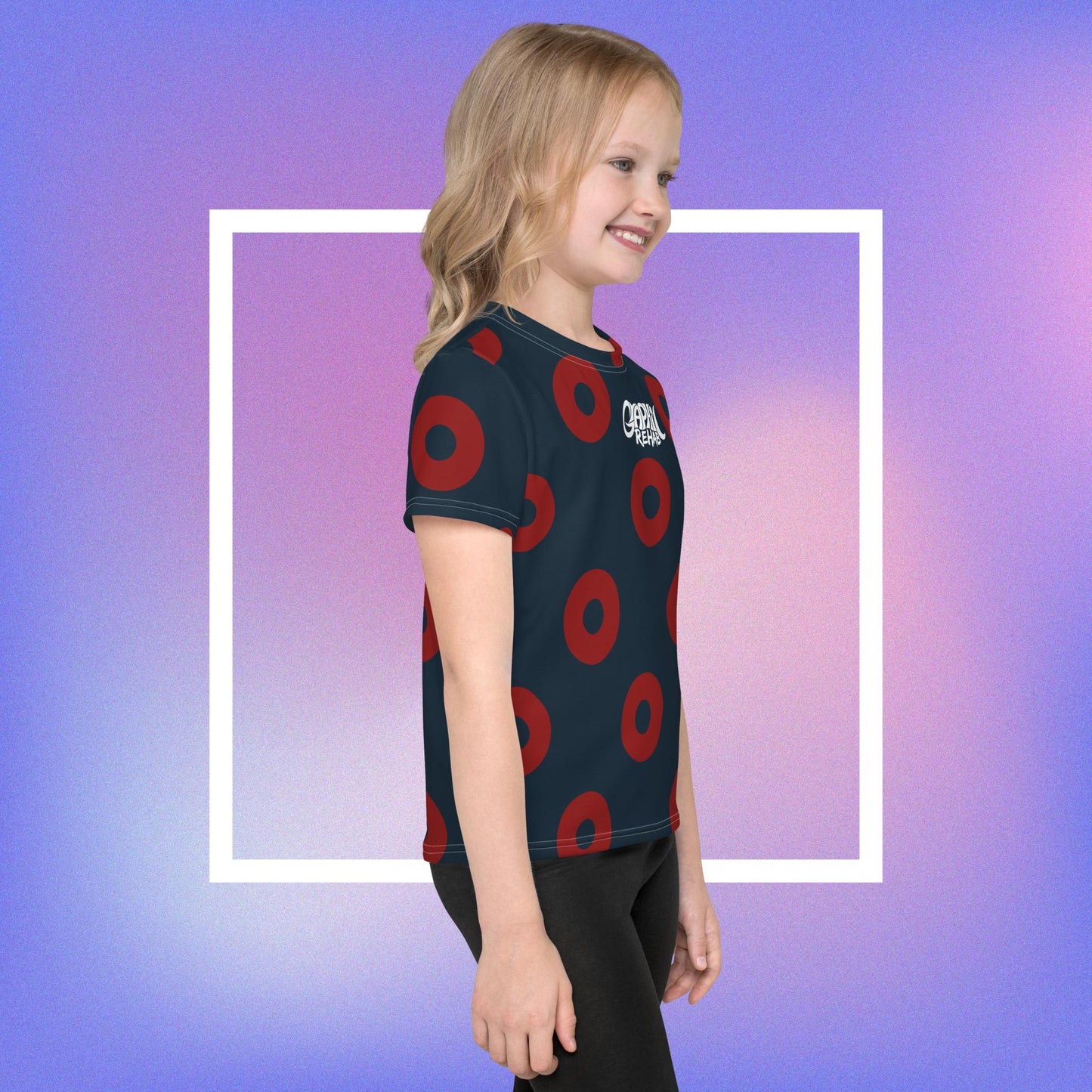 Kids crew neck t-shirt Phish Donut Graphic Rehab Tee