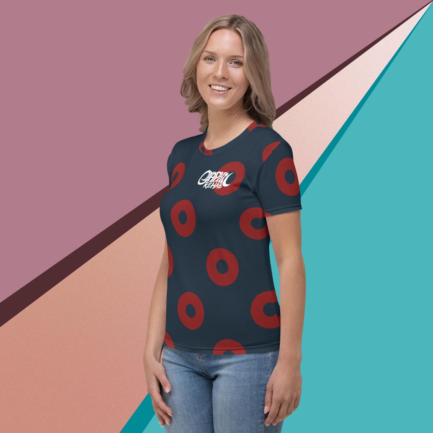 Phish Donut Graphic Rehab Women's T-shirt