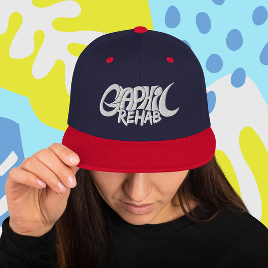 Graphic Rehab Snapback Hat
