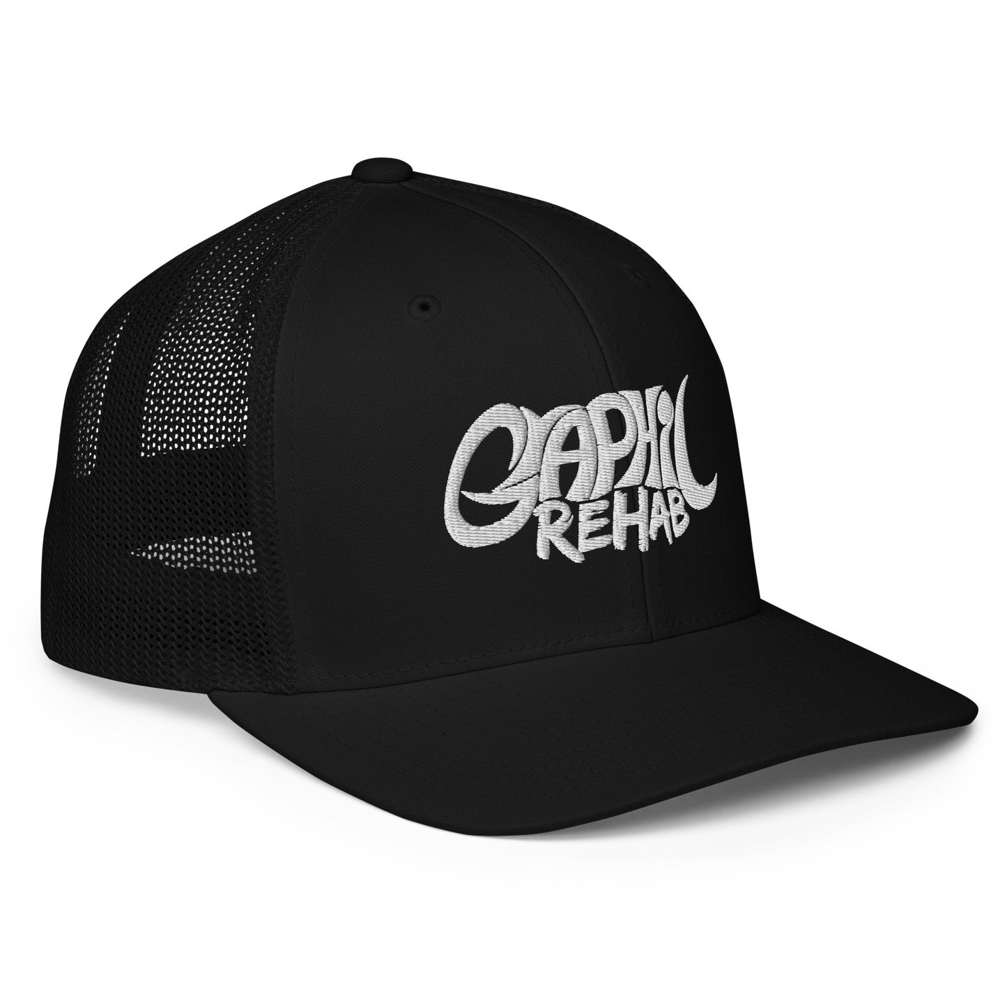 Graphic Rehab Brand Ambassador Closed-back trucker cap