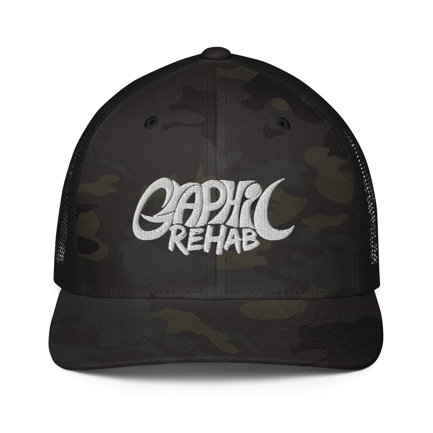 Graphic Rehab Brand Ambassador Closed-back trucker cap
