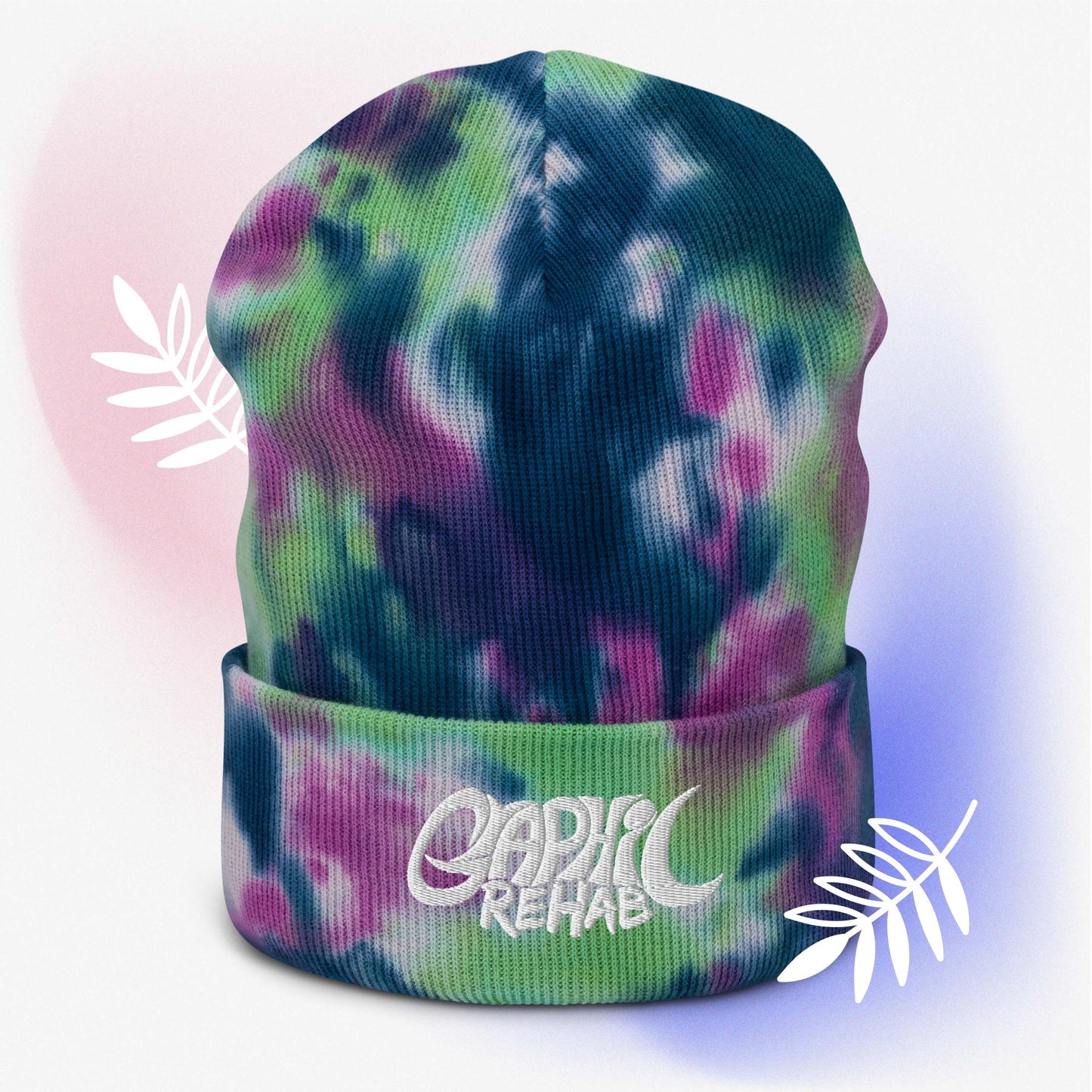 Graphic Rehab Brand Ambassador Tie-dye beanie