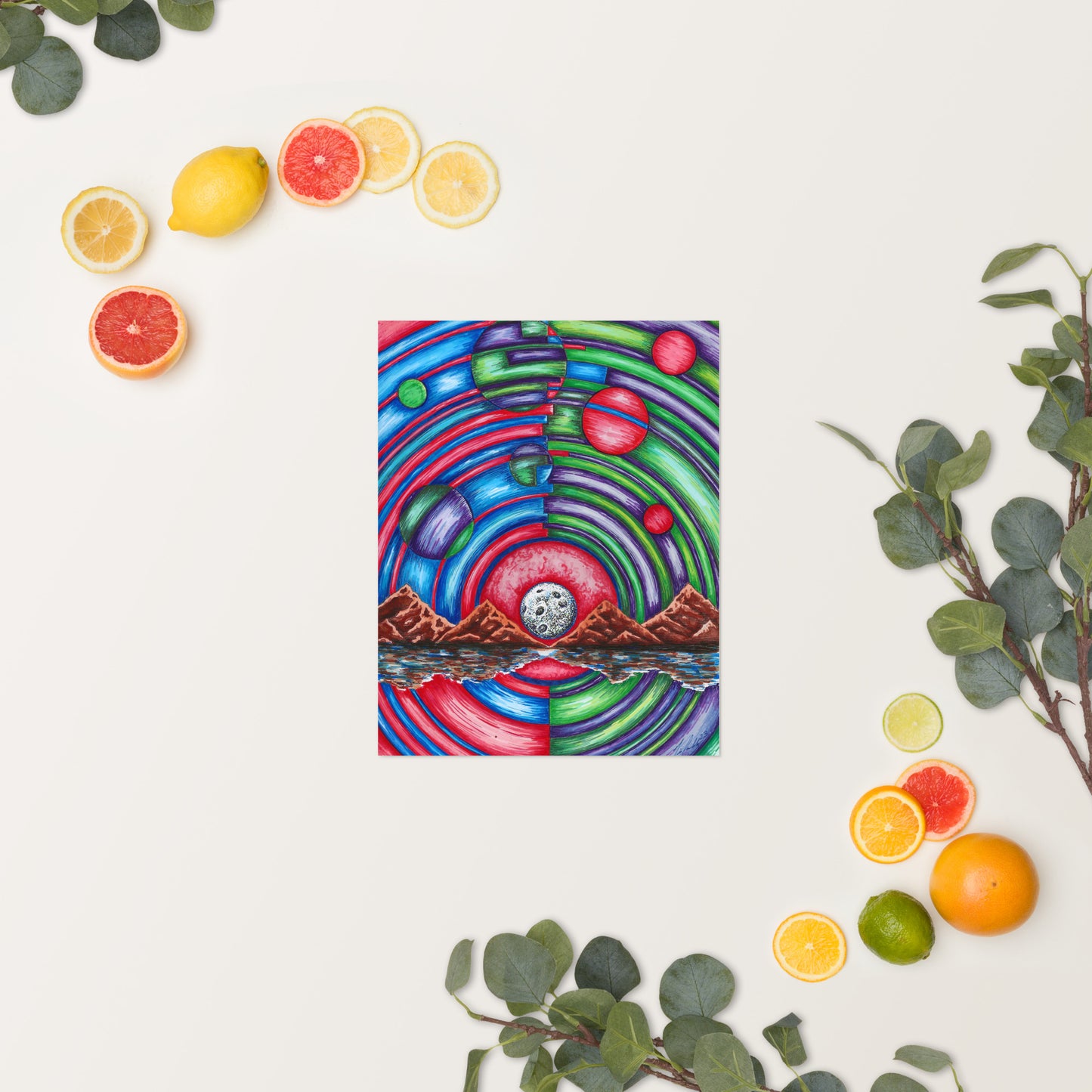 Divided Sky Poster Print