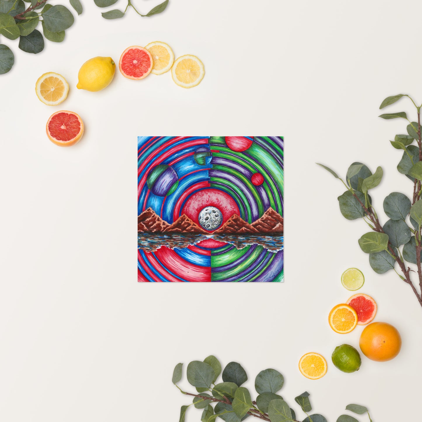 Divided Sky Poster Print