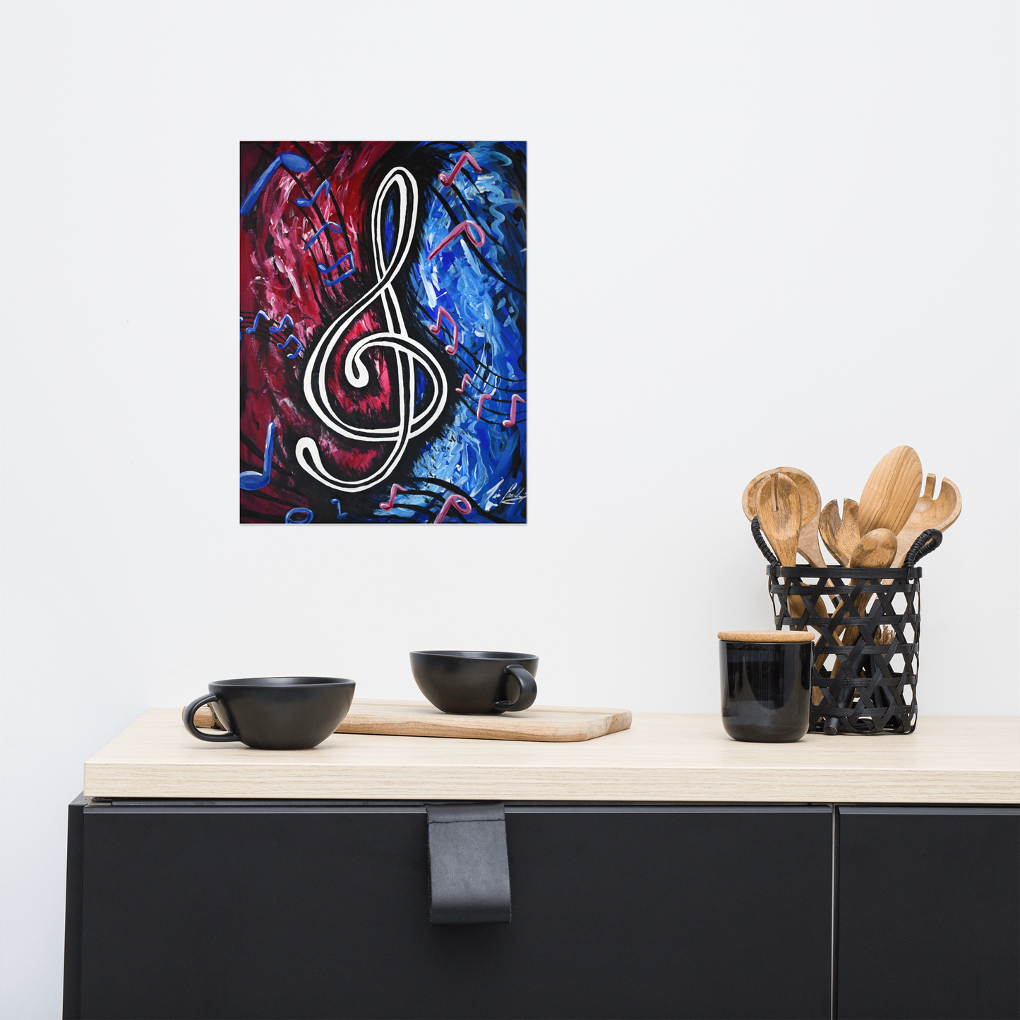 Rhythm in Music Poster Print