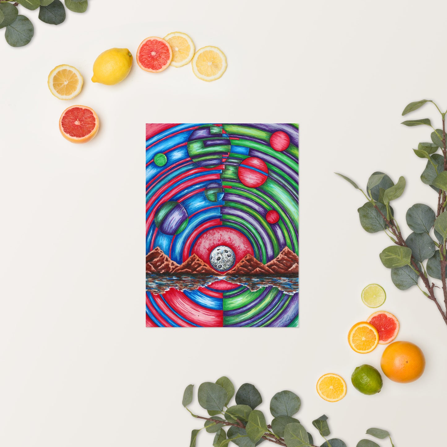 Divided Sky Poster Print
