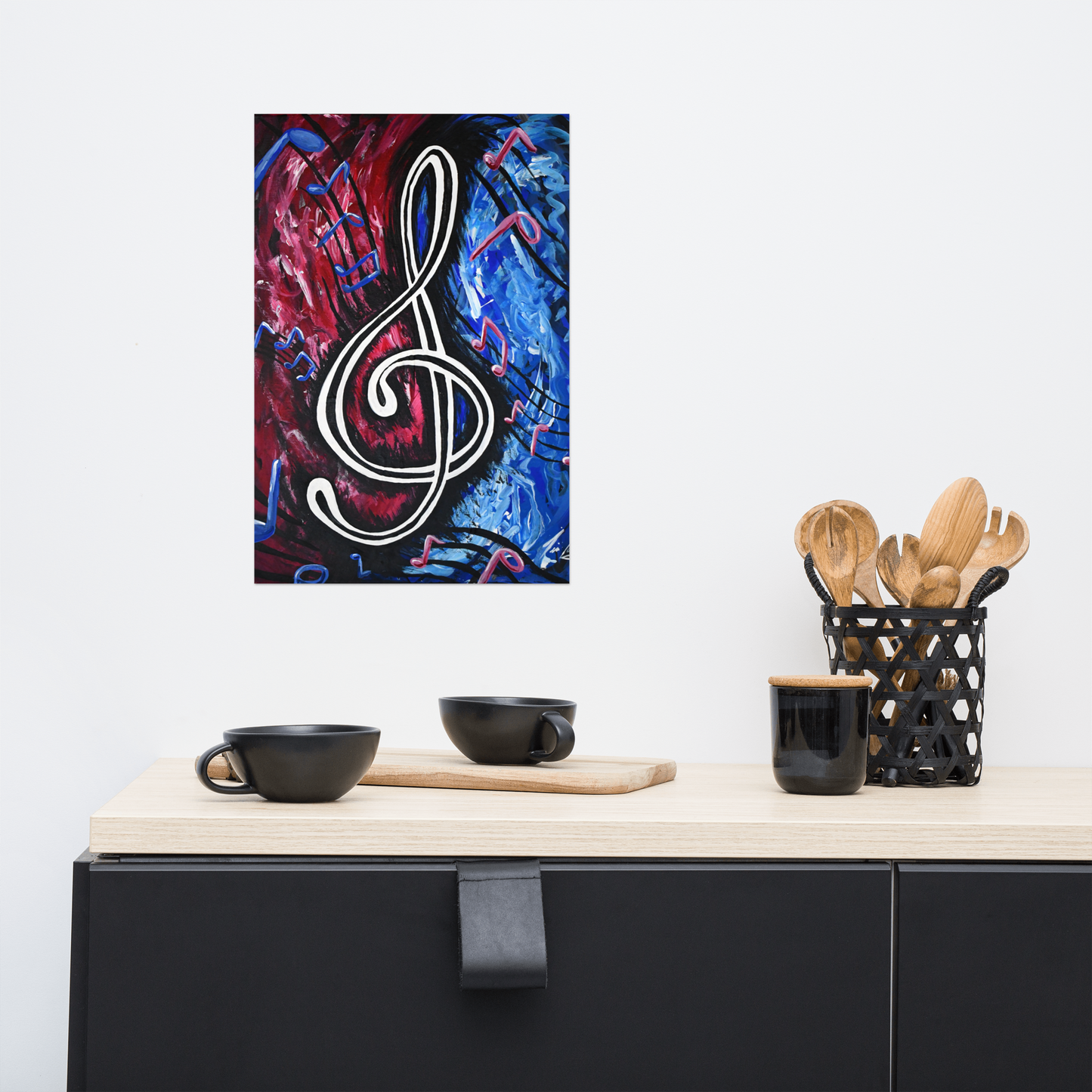 Rhythm in Music Poster Print