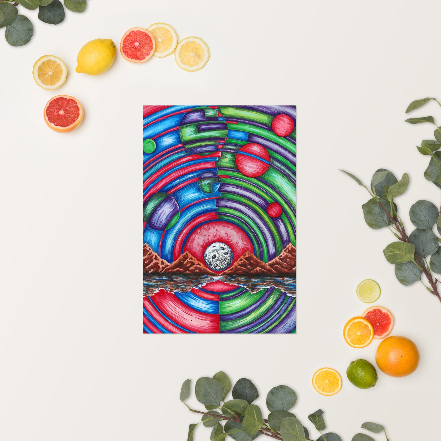 Divided Sky Poster Print