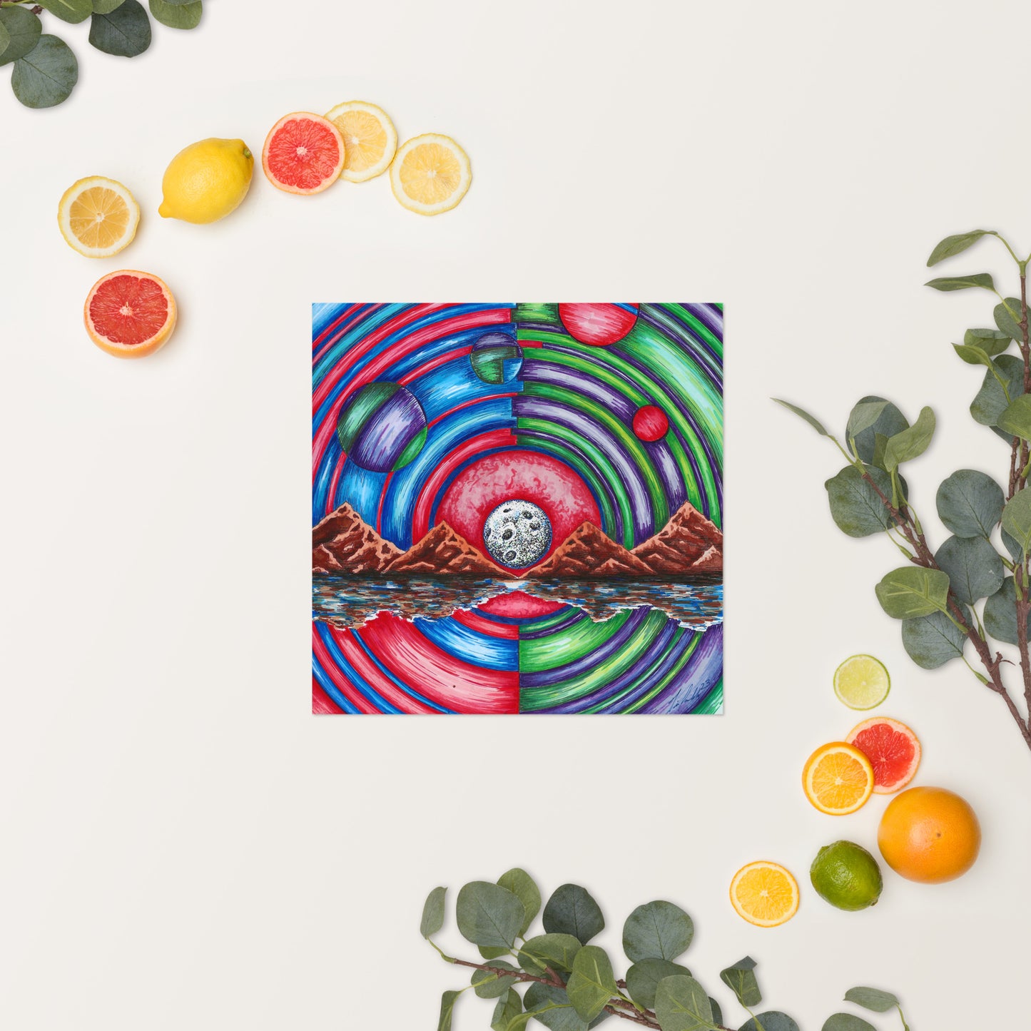 Divided Sky Poster Print