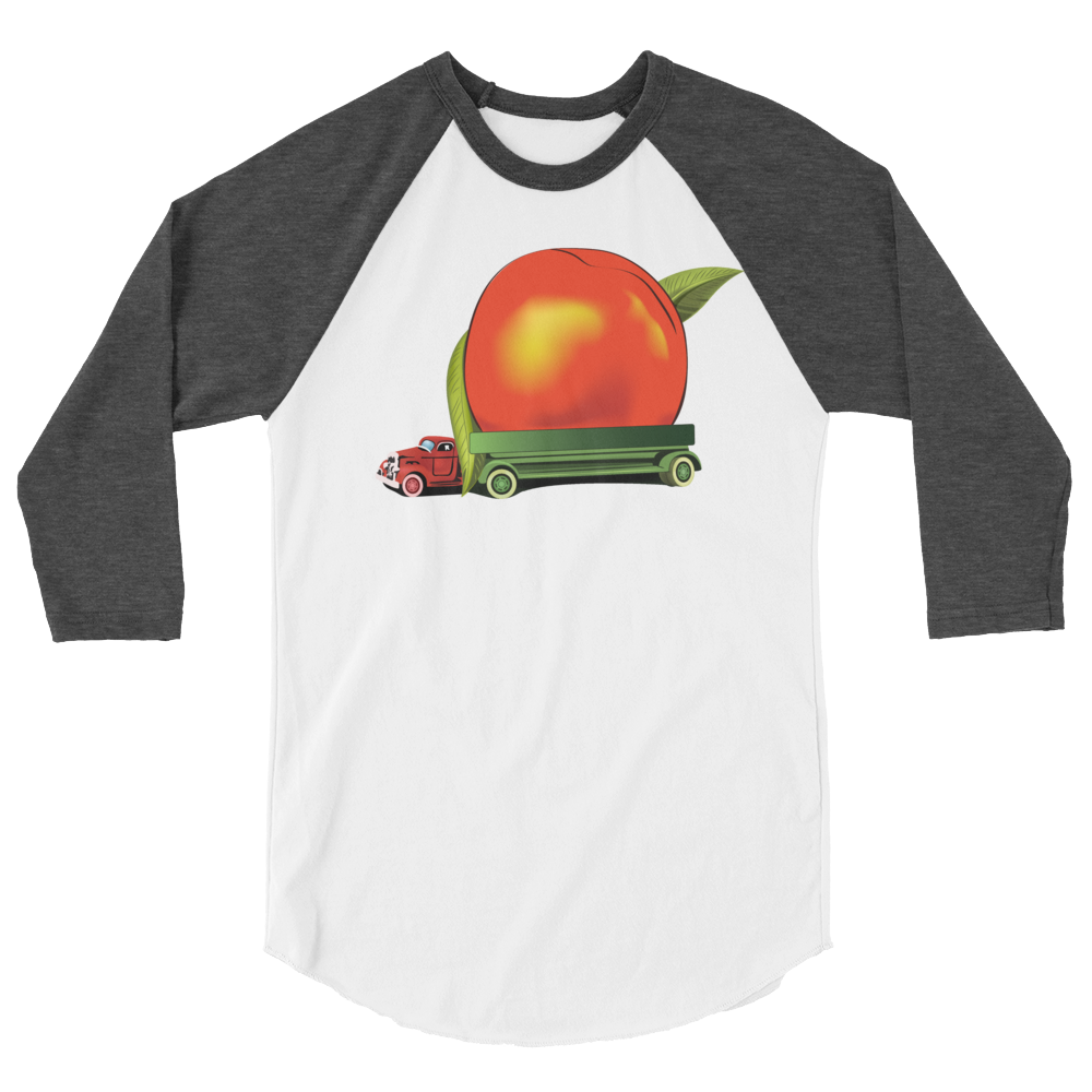 Eat A Peach Baseball T-Shirt