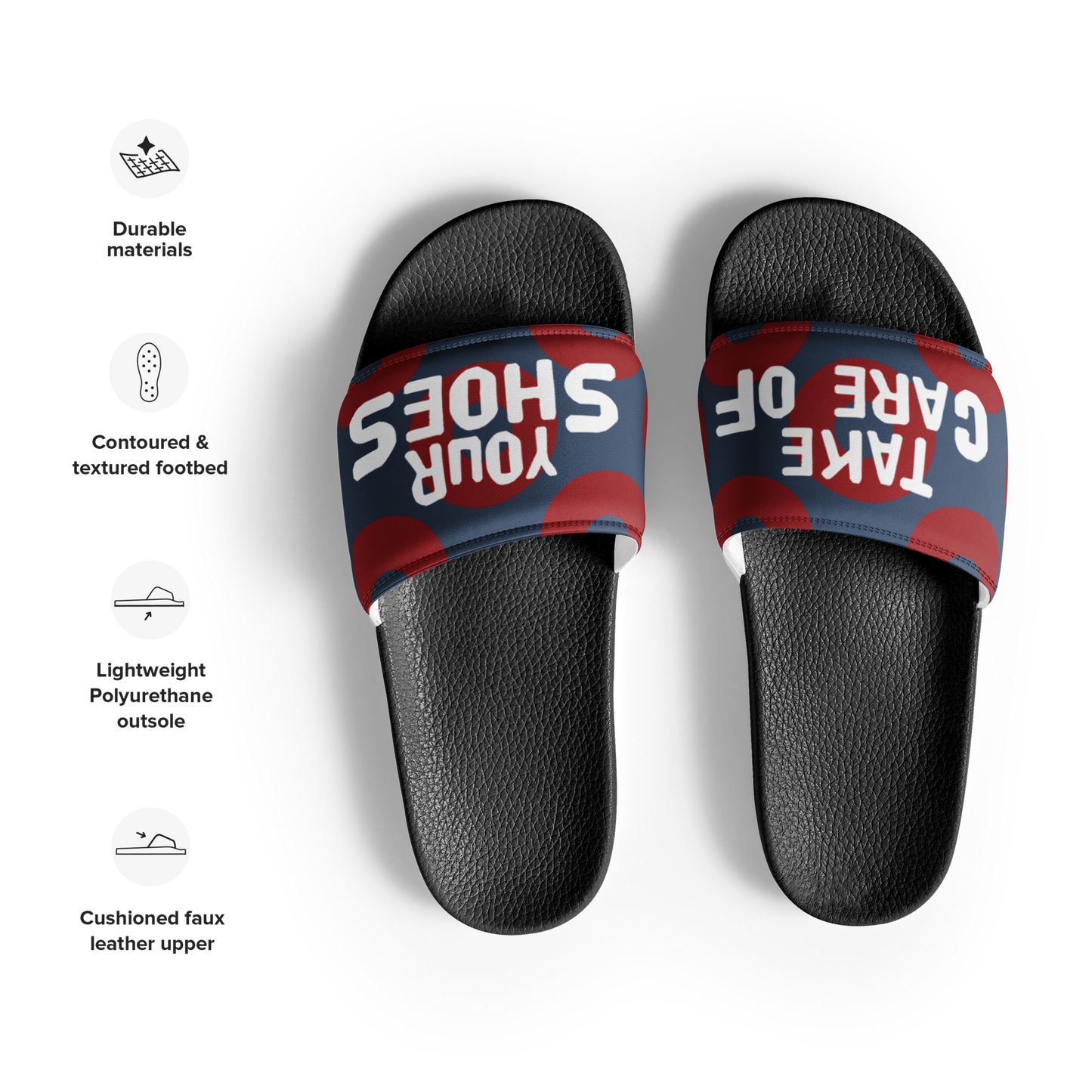 Phish Donut Take Care of Your Shoes Women's Slides