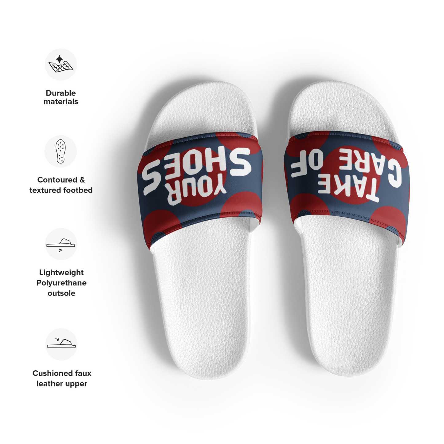 Phish Donut Take Care of Your Shoes Women's Slides