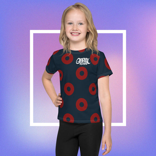 Kids crew neck t-shirt Phish Donut Graphic Rehab Tee