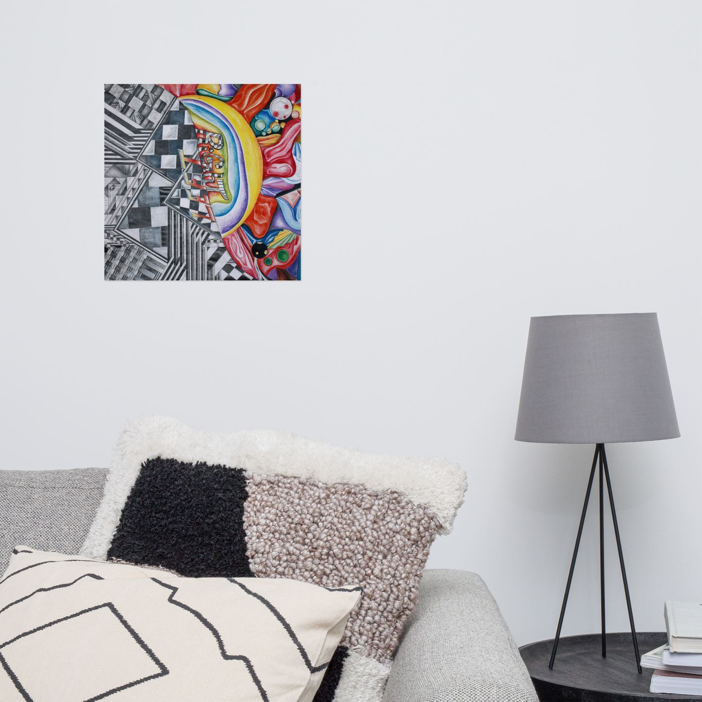 Left Brain Right Brain Poster Print