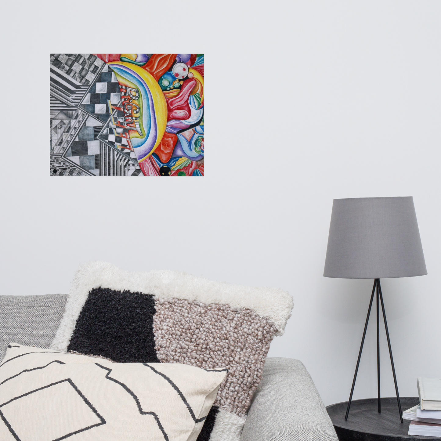 Left Brain Right Brain Poster Print