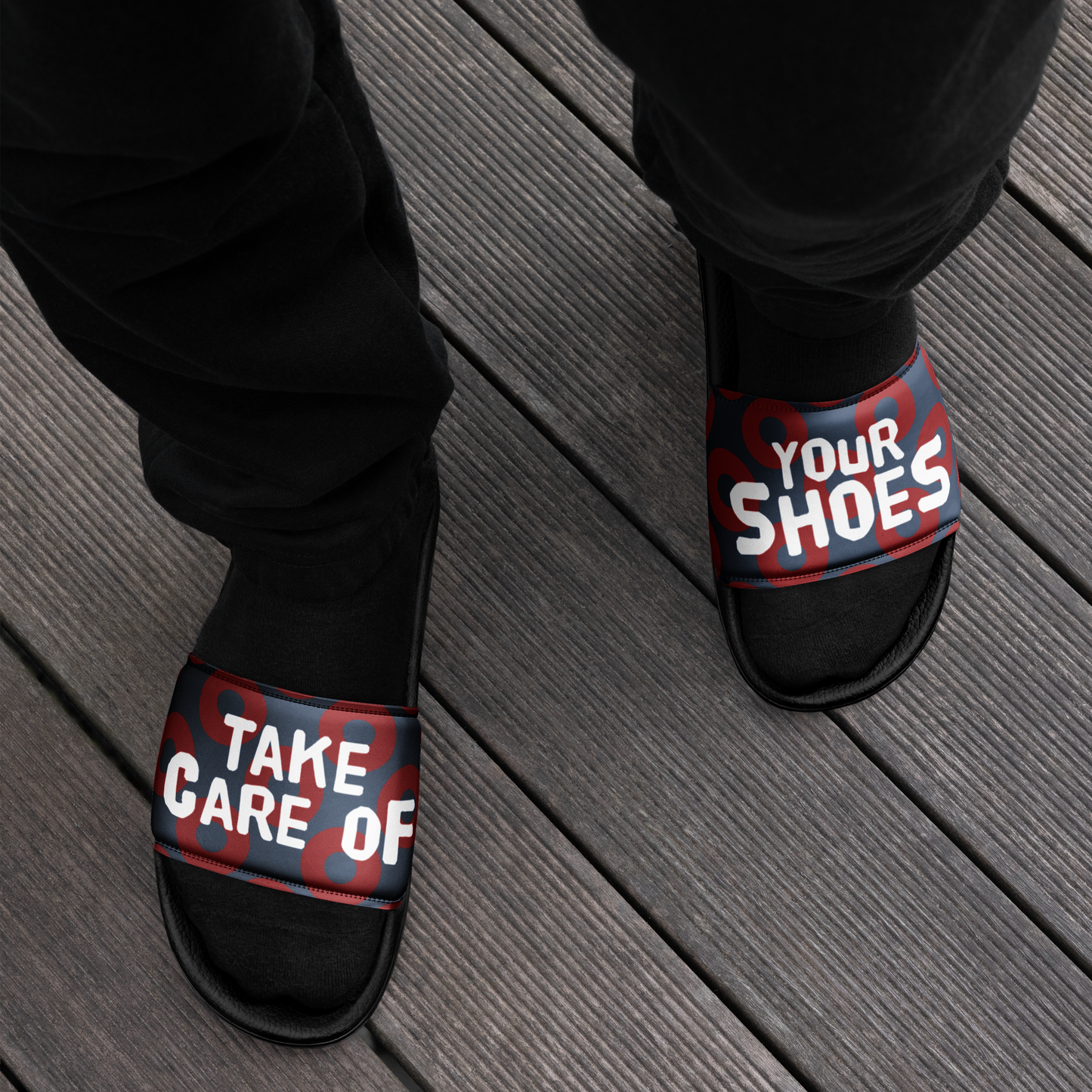 Phish Donut Take Care of Your Shoes Men's Slides