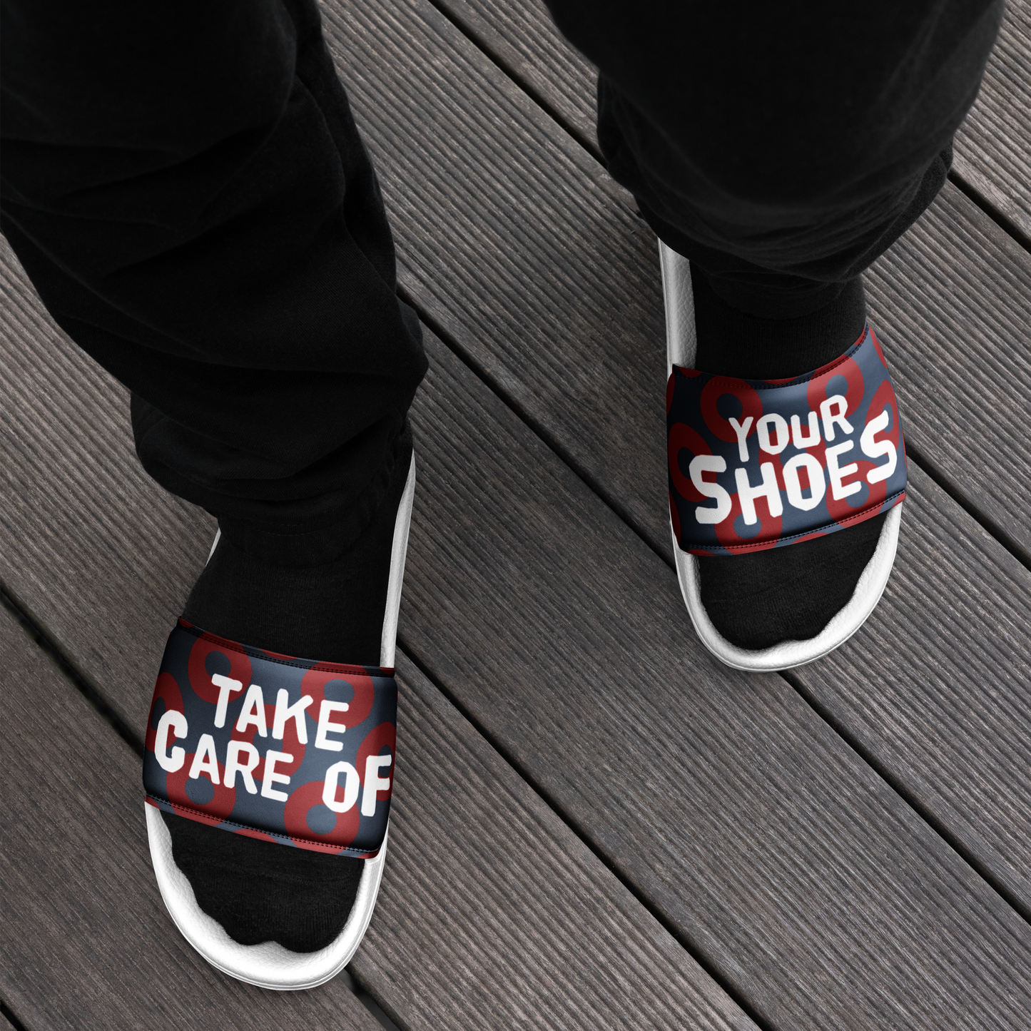 Phish Donut Take Care of Your Shoes Men's Slides
