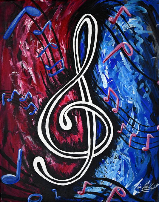 Rhythm in Music Poster Print